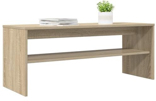vidaXL TV-Schränk 100 x 35 x 40 cm Sonoma-Eiche Holzwerkstoff