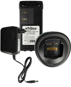 vhbw 2-TLG. Lade-Set kompatibel mit Motorola GP338 | GP339, GP329, GP330, GP340, GP360, GP380 Funkgerät - Akku, Ladegerät