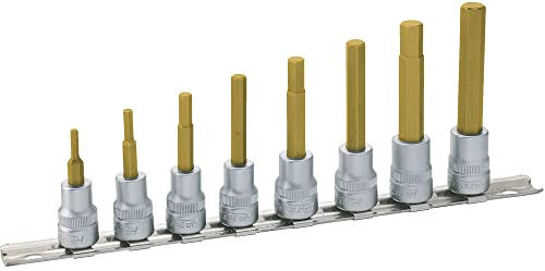 HAZET 8801/8H 240 mm Hexagon Profile Socket Set - CVD-Tin Coated
