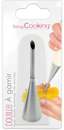 Scrapcooking 1801 Douille à garnir Inox Argent 14 x 10,8 x 2 cm