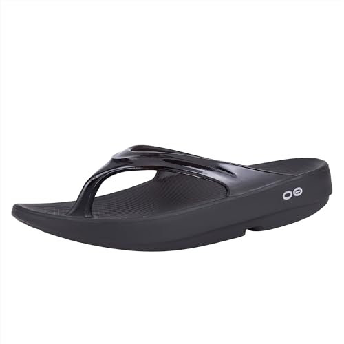 OOFOS OOlala Recovery Sandal, Black - Women’s Size 11