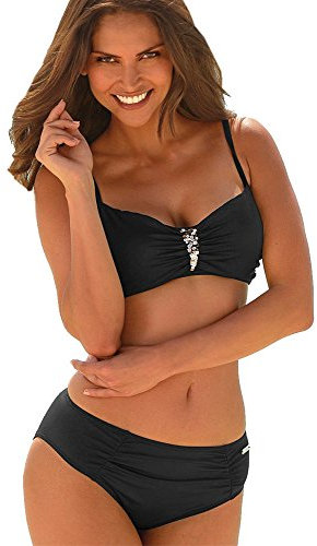 Lascana Damen Bügel-Bikini mit Pailletten