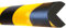 Moravia 422.17.559 MORION-Prallschutz (Winkelform, Kantenschutz 30/30, schwarz/gelb, Länge 1 m), Multi
