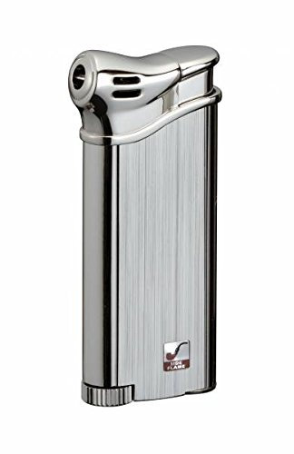 Pfeifenfeuerzeug Sarome PSP 3-10 silver 2-side hairline