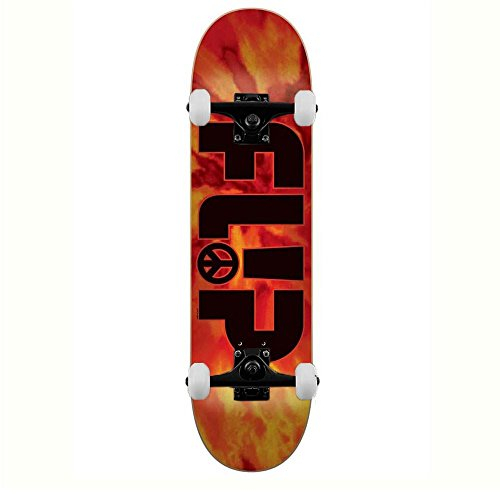 Flip Skateboards Skateboard Odyssey Peace Skateboard, Rot 20,3 cm