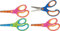 Herlitz Design Bastelschere aus Stahl/Kunststoff, rund (4, Mehrfarbig)