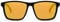 TAKE A SHOT Holz-Sonnenbrille Groß Herren Eckig Schwarz, UV400, Sonnenbrille Orange Verspiegelt Holz Herren Rechteckig Michel