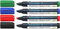 Schneider Maxx 293 Marker (für Whiteboards und Flipcharts, Keilspitze 2 + 5 mm Strichstärke, rückstandsfrei trocken abwischbar, hohe Qualität, kräftig und farbintensiv) Etui mit 4 Farben
