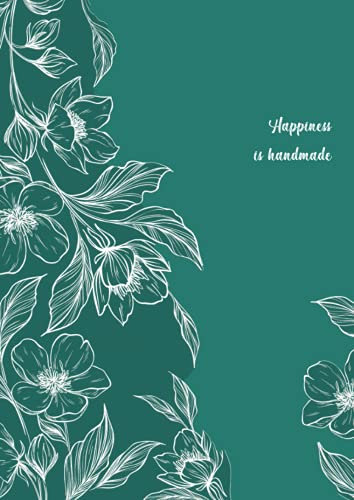 Dot Grid Notebook (Happiness is handmade): Quaderno Puntinato: A4 Dotted Journal For Bullet Journaling, Lettering, Sketching Notes | Taccuino Con Pagine Puntinate | 100+ Pages | Soft Cover