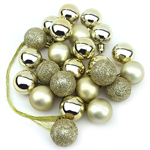 Weihnachtskugeln (Champagner)