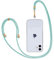 Ownest Compatible avec Cordon Telephone Portable la Lanière de Téléphone Lanière Universelle Portable Bandoulière Réglable Cordon Tour de Cou Compatible avec Tous Les Smartphones-Verte