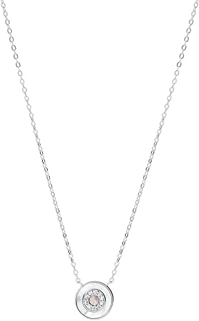 Fossil Halskette Für Frauen Elliott, Länge: 406mm + 51mm, Breite: 10mm Silber Sterling Silber Halskette, JFS00554040