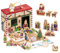 yoamo Wichtelwerkstatt Spielkoffer für Kinder mit Holzfiguren in hochwertigem Aufbewahrungs-Koffer, 26-teilig (1 Set)