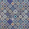 HEKO PANELS Stoff Oxford Wasserdichte Meterware CanvasPolyester Stoff Zum Nähen Nähstoffe Möbelstoffe Dekostoffe Handwerken Wasserabweisend Blickdicht Fliese Tiles Vintage Marocco 100 x 155 cm