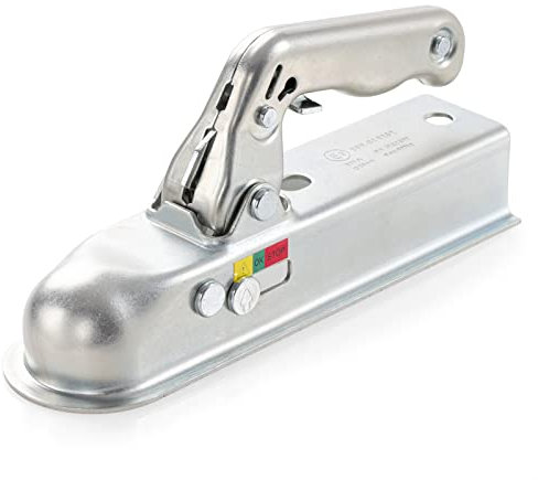 CZC AUTO Trailer Coupling Hitch - Heavy Duty Steel up to 800kg for 50mm Tow Ball and Square Drawbar (11602U)