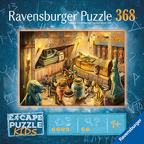 Ravensburger - The Ancient Egypt, Escape Kids, 368 Pieces, Puzzle Children, Recommended Age 9+