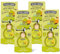 The Fruit Company - Ambientador de coche con Absorbe olores, aroma frutal MELÓN, Pack de 4 unidades