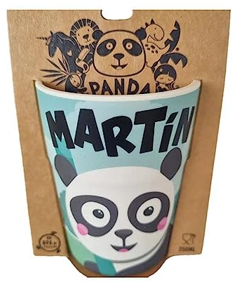 PLUS HOME Vaso o taza Con Nombre Personalizado o animal.Martin