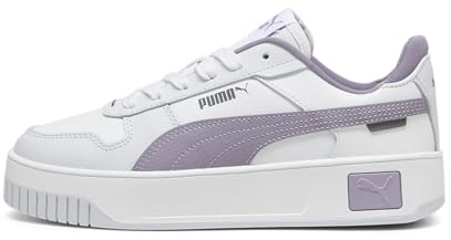 PUMA Women Carina Street Scarpe da ginnastica, Puma White Pale Plum Silver Mist, 37 EU