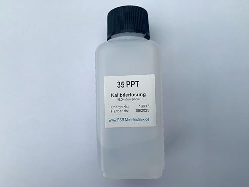 FSRTOP 35 PPT 100 ml Kalibrierlösung Kalibrierflüssigkeit Eichlösung Pufferlösung für Salzwasser Meerwasser Messgeräte