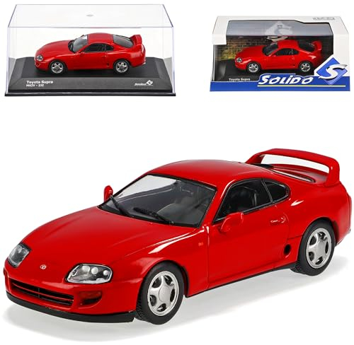 Generisch T*o*y*o*t*a Supra MKIV Coupe Rot 1993-2002 1/43 Solido Modell Auto