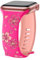 AMSKY Flower Band Kompatibel mit Apple Watch Armband 40mm 46mm 41mm 38mm 42mm 45mm 44mm Damen, Graviert Silikon Armbänder mit Blumen Floral Muster Kompatibel mit iWatch Armband Se 10 9 8 7 6 5 4 3 2 1