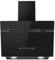 electriQ 60cm Super Silent Angled Cooker Hood - Black