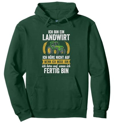 Ich Bin EIN Landwirt Traktor Bauer Landwirtschaft Pullover Hoodie