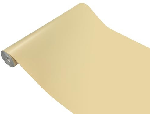 DecoMeister Klebefolie Möbel 45x100 cm | Möbelfolie selbstklebend matt oder glänzend | Einfarbig Klebefolie für Möbel - einfache Anwendung, ideal für die Renovierung von Küche oder Bad | Sandig Matt