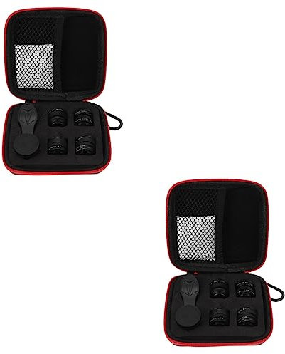 Levemolo 2sets Wide Angle Macro Lens Kit for Smartphones Portable Clip Phone Camera Lens Compatibility Easy to Use for Photography Enthusiasts