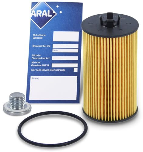 BESTPRICE 1x Ölfilter Filter für Ölwechsel inkl. Ölablassschraube Kompatibel mit ALFA ROMEO, CHEVROLET, FIAT, OPEL, SAAB 9-5