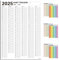 Habit Tracker-Kalender, 6 Monate, Produktivitätswerkzeug und Workout-Kalender, inspirierendes Gewohnheitstagebuch, tägliches Zielbrett, motivierendes Zieljournal für Produktivität und Workout, 40,6 x