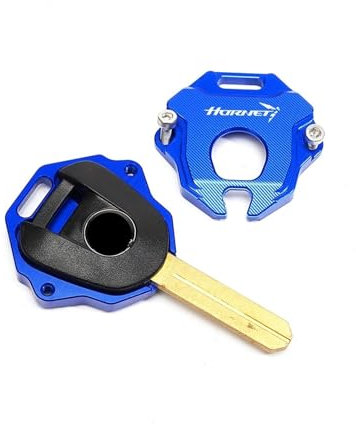 étui de Protection Moto Coque clé Pour HON@&DA Hornet CB750 HORNET CB 750 2023 Accessoires De Moto CNC Housse De Clé Étui De Clé Coque De Clé Porte-clés Porte-clés(A set-Red)