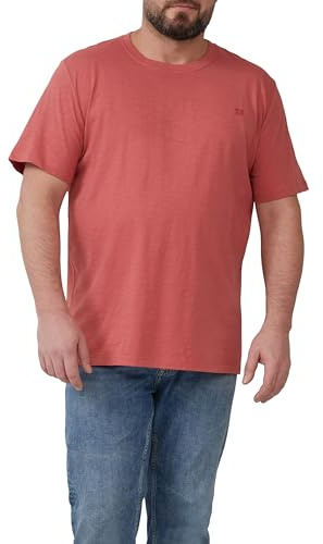 s.Oliver Herren T-Shirt Rundhals-Ausschnitt Kurzarm Große Größen (DE/NL/SE/PL, Alphanumerisch, XXL, Regular, Regular, Hellrot)