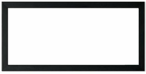 Panoramic Sizes Picture Frames Photo Frames Black White Oak Silver (Black, 98cm X 33cm)