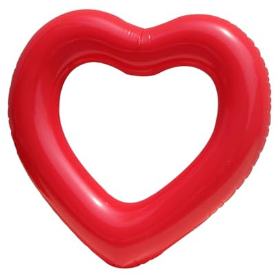 YIGZYCN Kinderpool Schwimmringe Herz Form Aufblasbare Röhrenpool Floatie Beach Spielzeug Schwimmbad Float Spielzeug Für Mädchen Jungen Aufblasbare Pool Float Ringe