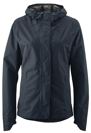 Gonso Save Jacket Essential W, Damen Fahrradjacke, Wasserdichte Jacke | Wasserdicht bis 10.000 mm, Winddicht, 2-Lagenlaminatt & getapte Nähte, Weite Passform, Perfekt für das ganze Jahr