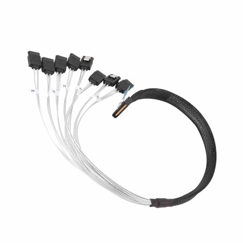 Alomejor MCIO 8i auf -Verlängerungskabel, Effizientes Datenübertragungskabel für Server-Datenübertragung, Ideal für -Festplatten-Arrays