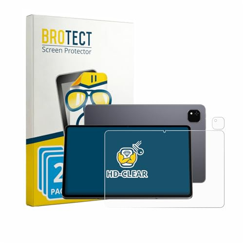 BROTECT 2 Stück Schutzfolie für Alldocube iPlay 70 Pad Pro (Display+Kamera) Displayschutz Folie Made in Germany, Ultra-Klar