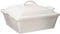 Le Creuset 71005340010002 Covered Square Casserole, Stoneware, White