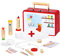 Bino Arztkoffer mit Zubehör, Spielzeug für Kinder ab 3 Jahre, Kinderspielzeug (Arztkoffer Kinder, 13 teilig, Zubehör aus Holz, inkl. Stethoskop, Thermometer, Spritze, Salbe & vieles mehr), Mehrfarbig