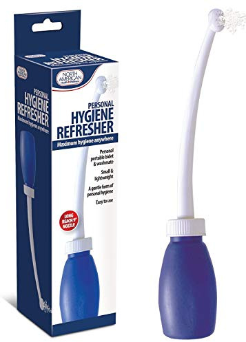 Twist and Bounce Personal Portable Bidet - Original Version, Plastic, 9 Curved Nozzle, Ideal for Travel