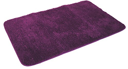 Kinzler J-10004/101 aubergine Badematte, Mikrofaser, 50x80 cm