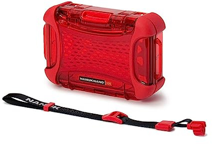 Nanuk 320-0009 Nano Series Waterproof Medium Hard Case for Phones, Cameras and Electronics (Red)