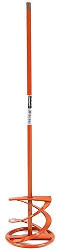 Italian Mixing Paddle 80mm x 400mm x 7mm HEX Shank Mixer, Plaster, Render Whisk, Stirrer PROPER-TOOLS (P35/1010)