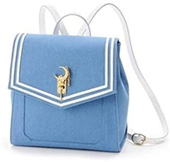 Anime Sailor moon 20th Tsukino Usagi Women Backpack Bookbag Cosplay Schoolbag (Blue) by HiRudolph