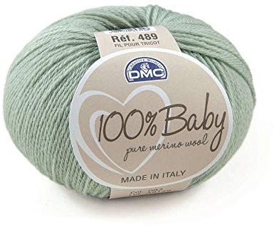 DMC - 100% Baby Wool, ideal ist für Baby-Strickwaren | 50 g, 225 m, 26 Farben