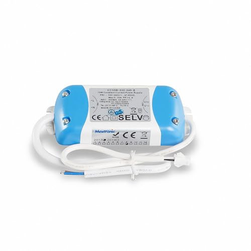 Mextronic LED Konstantstromquelle Trafo 10W 300mA 25-36V DC Transformator für Beleuchtung