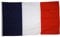 Flaggenfritze® Flagge Frankreich, französische Flagge hissfertig mit Ösen + gratis Sticker 60 x 90 cm