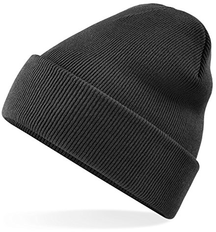 Wintermütze Mütze für Winter & Sommer, schwarz als Arbeitsmütze atmungsaktiv für Herren & Damen